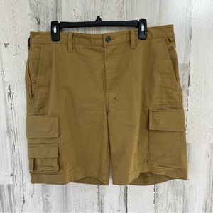Orvis Men’s Shorts Size 36 Dark Mustard Multi Pockets 98%Cotton,2% Spandex